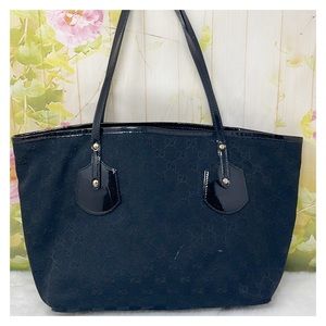 Authentic Gucci Black Tote Bag